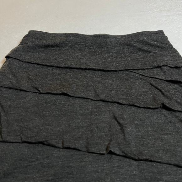 Prana Leah Tiered Layered Knit Skirt Size X-Small Neutral Casual Lightweight - Picture 4 of 8